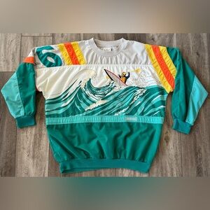 1980s Sweatshirt  Adidas Devil’s Toenail Kayak Amuza River Vintage Embroidered
